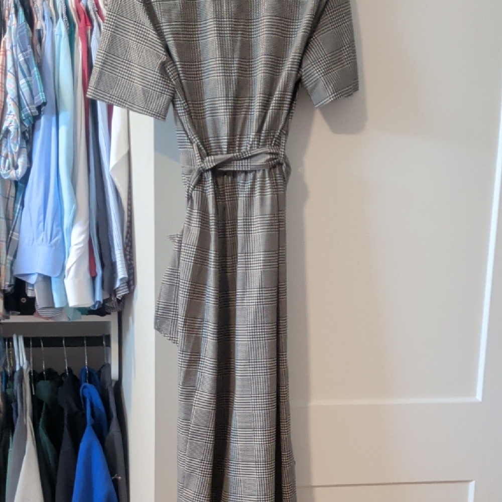 Calvin Klein Black and White Checkered Dress - Picture 6 of 6